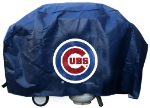 Chicago Grill Cover with Cubs Logo on Blue Vinyl - Deluxe