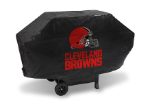 Cleveland Grill Cover with Browns Logo on Black Vinyl - Deluxe