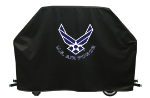 US Air Force Grill Cover with Falcons Logo on Black Vinyl