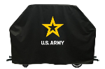 US Army Grill Cover with Military Logo on Black Vinyl