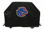 Boise State Grill Cover with Broncos Logo on Black Vinyl
