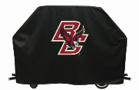 Boston College Grill Cover with Eagles Logo on Black Vinyl