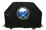 Buffalo Grill Cover with Sabres Logo on Black Vinyl