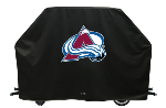 Colorado Grill Cover with Avalanche Logo on Black Vinyl