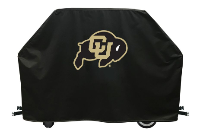 Colorado Grill Cover with Buffaloes Logo on Black Vinyl