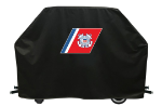 US Coast Guard Grill Cover with Military Logo on Black Vinyl