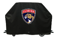 Florida Grill Cover with Panthers Logo on Black Vinyl