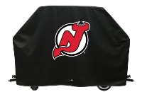 New Jersey Grill Cover with Devils Logo on Black Vinyl