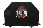 Ohio State Grill Cover with Buckeyes Logo on Black Vinyl