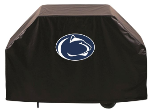 Penn State Grill Cover with Nittany Lions Logo on Black Vinyl