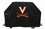 Virginia Grill Cover with Cavaliers Logo on Black Vinyl