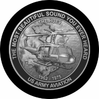 Huey Helicopter US Army Aviation Spare Tire Cover