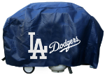 Los Angeles Grill Cover with Dodgers Logo on Black Vinyl - Deluxe