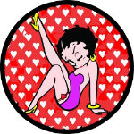Betty Boop Winking Spare Tire Cover