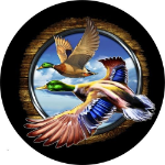 Flying Ducks Spare Tire Cover