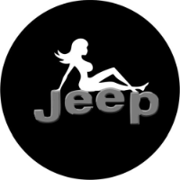 Jeep Wrangler Babe Spare Tire Cover