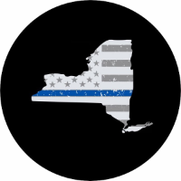 New York Thin Blue Line Spare Tire Cover