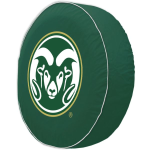 Colorado State University Tire Cover w/ Rams Logo Green Vinyl