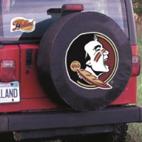 Florida State Black Tire Cover w/Seminoles Logo