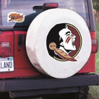Florida State White Tire Cover w/Seminoles Logo
