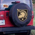 United States Military Academy Tire Cover Logo on Black Vinyl