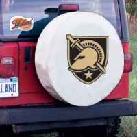 United States Military Academy Tire Cover Logo on White Vinyl