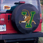 University of Vermont Tire Cover Logo on Black Vinyl