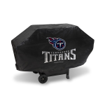 Tennessee Grill Cover with Titans Logo on Black Vinyl - Deluxe