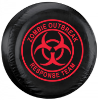 Zombie Outbreak Response Team Tire Cover - Red Logo