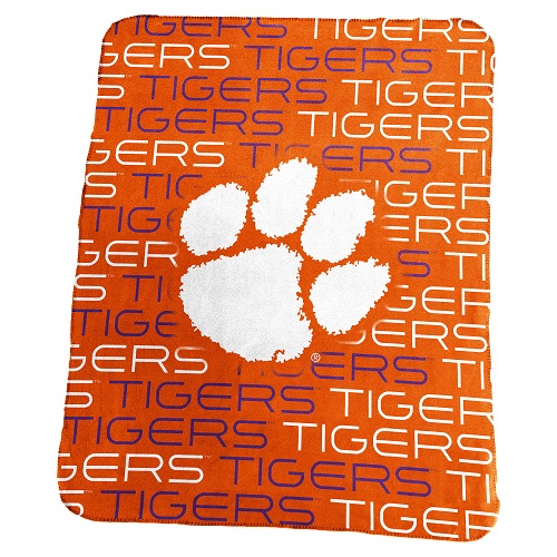 Clemson University Offically Licensed Classic Fleece Blanket