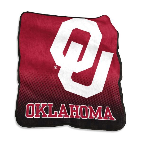 Oklahoma University Raschel Throw Blanket